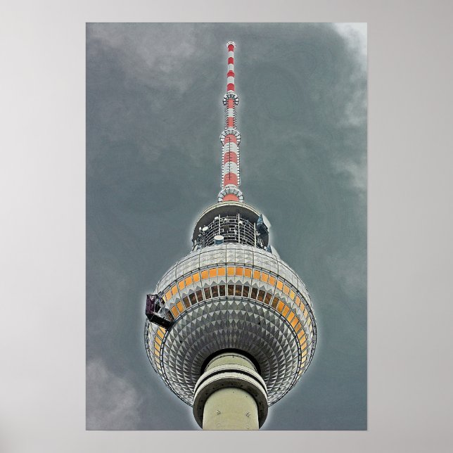 Affiche Tv Tower (Fernsehturm), Berlin (tv2) (Devant)