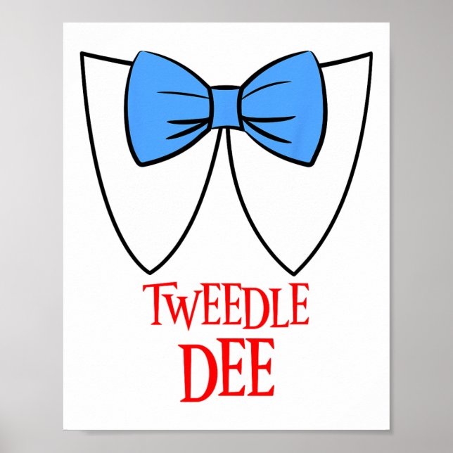 Affiche Tweedle Dee Costume Halloween Fairytale Caractère (Devant)