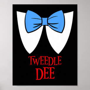 Affiche Tweedle Dee Costume Halloween Fairytale Caractère
