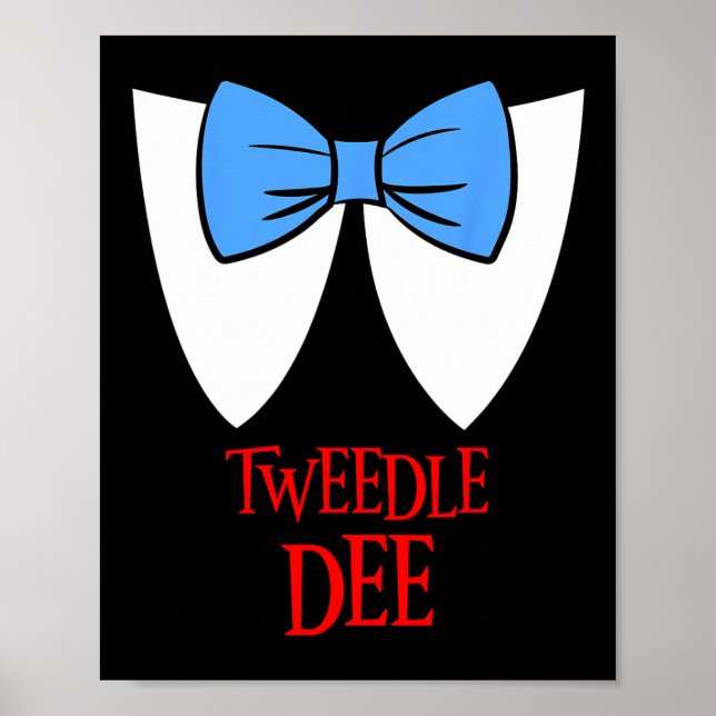 Affiche Tweedle Dee Costume Halloween Fairytale Caractère (Devant)