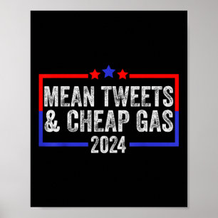Affiche Tweets Moyens Et Gaz Bon Marché Drôle 2024 Pro Tru