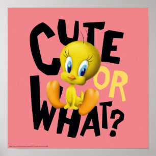 Affiche TWEETY™ - Mignon ou quoi?