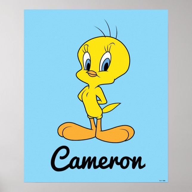Affiche TWEETY™ | Oiseau Intelligent Personnalisé (Devant)