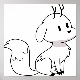 Affiche Twig Deerfox Hilda