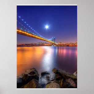 Affiche Twilight, George Washington BridgePalisades, NON.