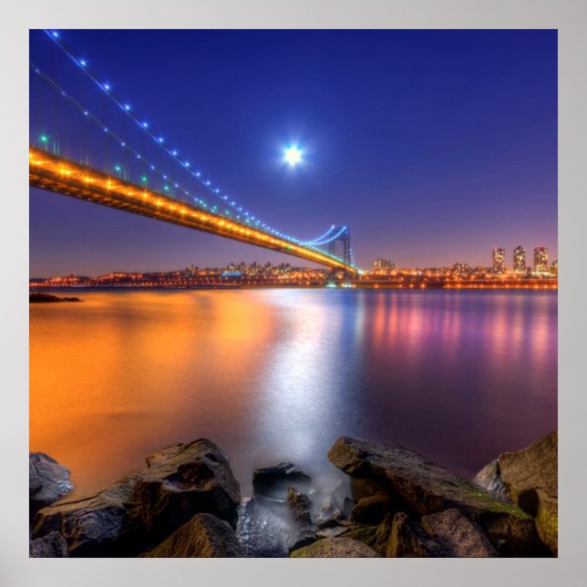 Affiche Twilight, George Washington BridgePalisades, NON. (Devant)