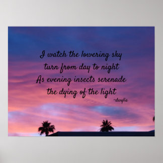 Affiche Twilight - Poésie Art