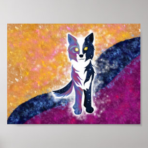 Affiche Twilight Sky Wolf