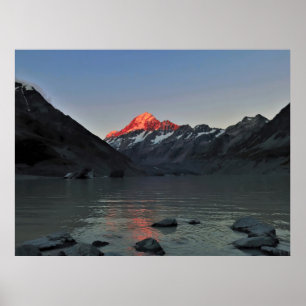 Affiche Twilight sur Aoraki