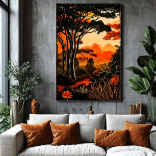 Affiche Twilight Tropical