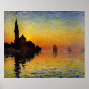 Affiche Twilight, Venise - Réflexions chatoyantes
