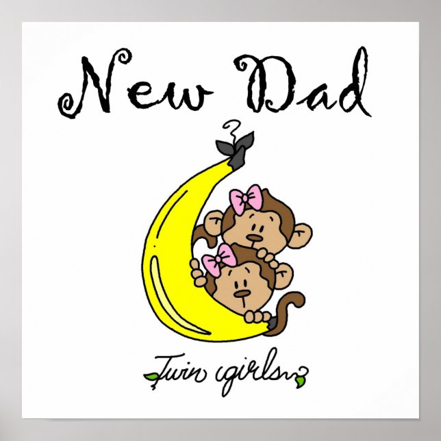 Affiche Twin Girls New Papa Cadfts (Devant)