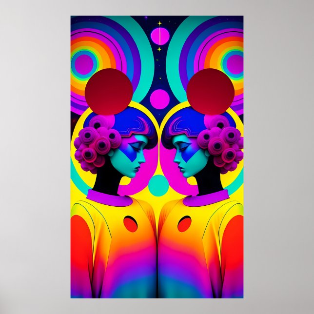 Affiche Twin of a Twain - Ken Gage Surreal Art (Devant)