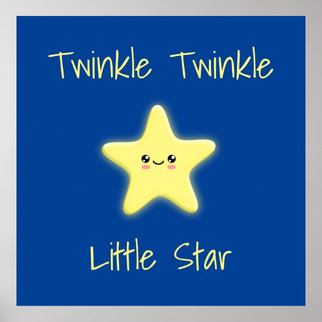 Affiche Twinkle Twinkle Little Star (Devant)
