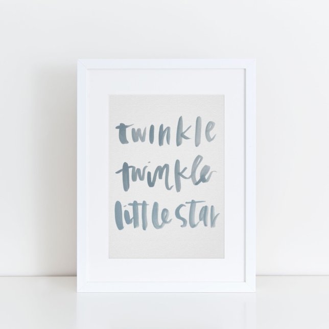 Affiche Twinkle, Twinkle Little Star Art Print (Créateur téléchargé)