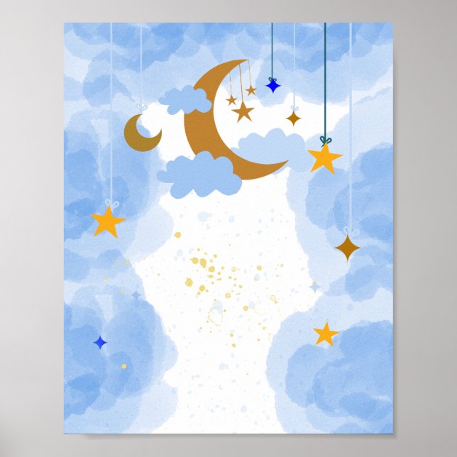 Affiche Twinkle Twinkle Little Star Blank do-it-yourself (Devant)