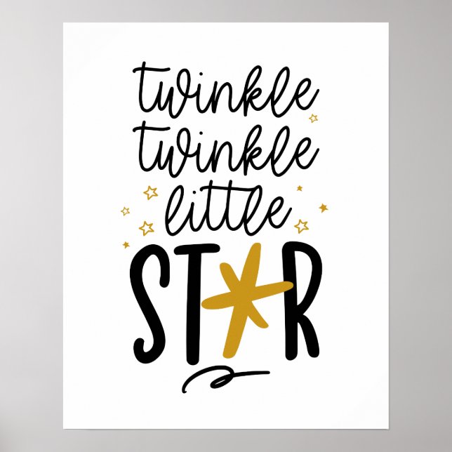 Affiche Twinkle Twinkle Little Star Doodle (Devant)