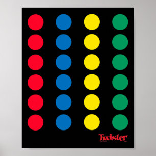Affiche Twister Halloween Twister Board Costume