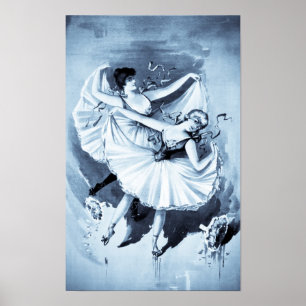 Affiche "Two Ballerinas" (teinte sélénienne)