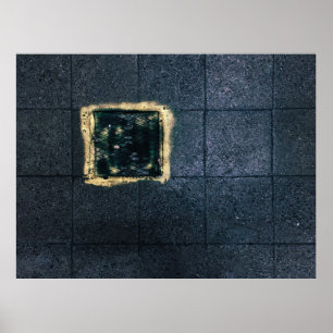 Affiche Two black and brown wooden boards