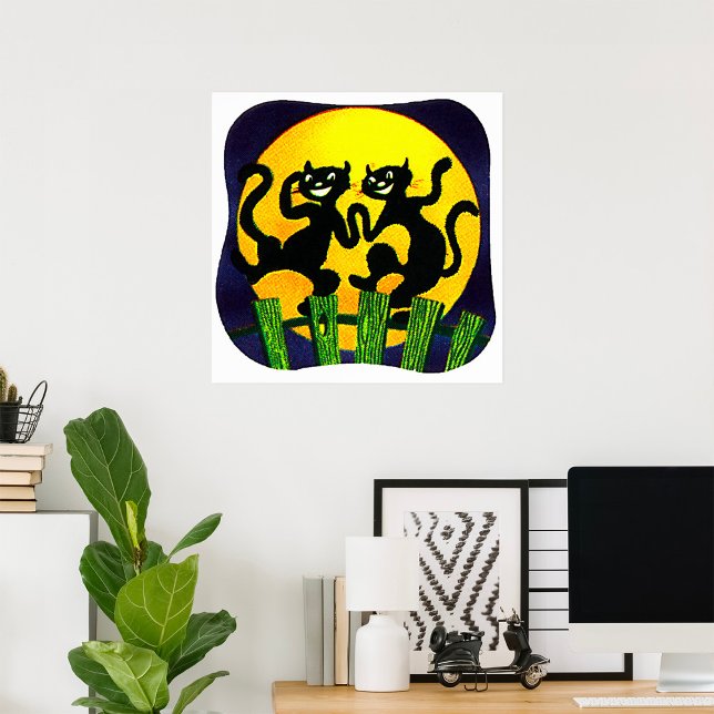 Affiche Two Black Cats (Créateur téléchargé)