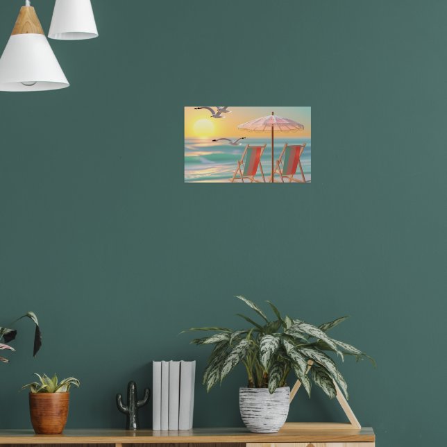 Affiche "Two Chairs By The Sea" (Salon 1)