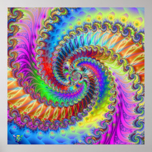 Affiche Tye Dye Lischous.