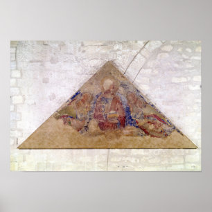 Affiche Tympanum représentant la bénédiction du sauveur, 1