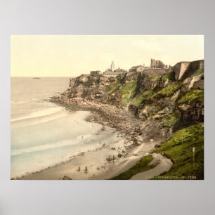 Affiche Tynemouth, Tyne et Wear, Angleterre