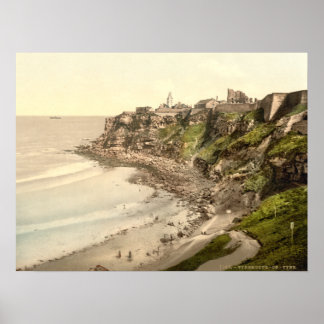 Affiche Tynemouth, Tyne et Wear, Angleterre