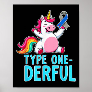 Affiche Type 1 Connaissance du diabète T1d Type 1