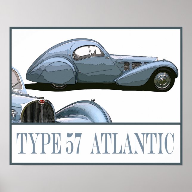 Affiche Type 57 Atlantique (Devant)