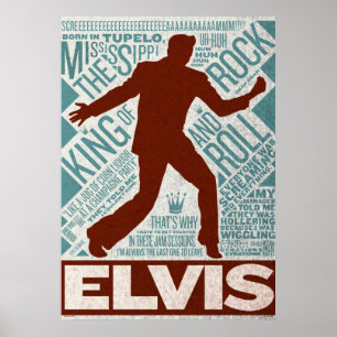 Affiche Type Elvis du quatuor à millions de dollars