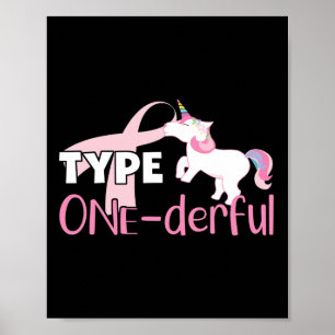 Affiche Type One Derful - Sensibilisation au diabète - Lic