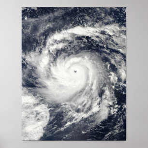 Affiche Typhoon Nida in the Pacific Ocean