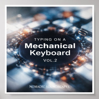 Affiche Typing on a Mechanical Keyboard Vol.2 Album Cover