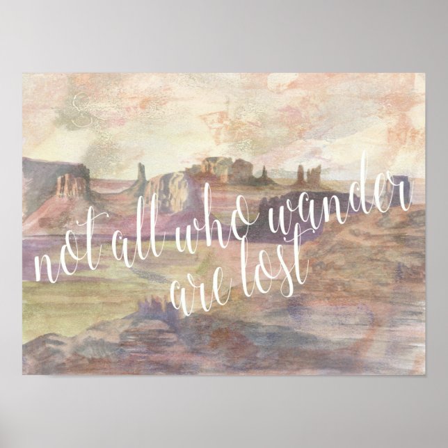 Affiche Typographie d'aventure IV (Devant)