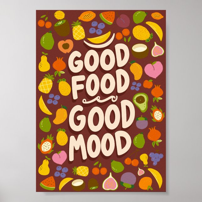 Affiche Typographie de cuisine Imprimer - Citation amusant (Devant)