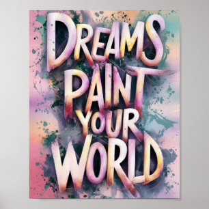 Affiche Typographie Dreamscape