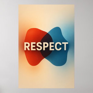 Affiche Typographie du respect minimal des ponts