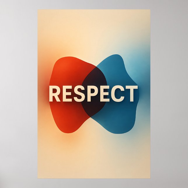 Affiche Typographie du respect minimal des ponts (Devant)