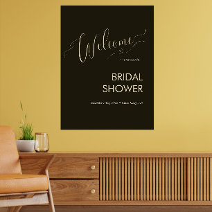 Affiche Typographie minimaliste moderne pour accueil de ma