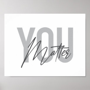 Affiche Typographie urbaine moderne, simple, cool Vous ave