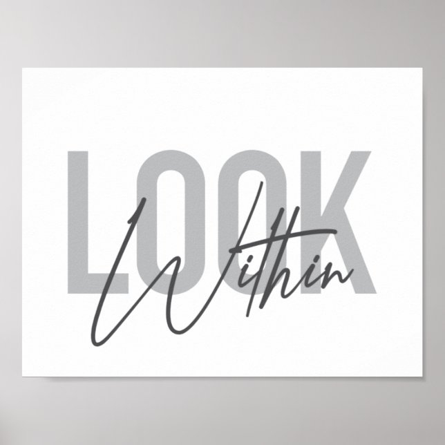 Affiche Typographie urbaine moderne, simple et cool (Devant)