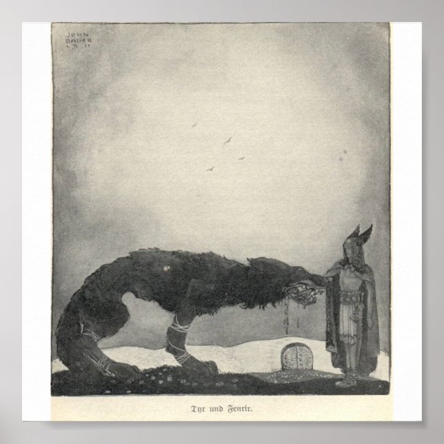 Affiche Tyr und Fenrir (Devant)