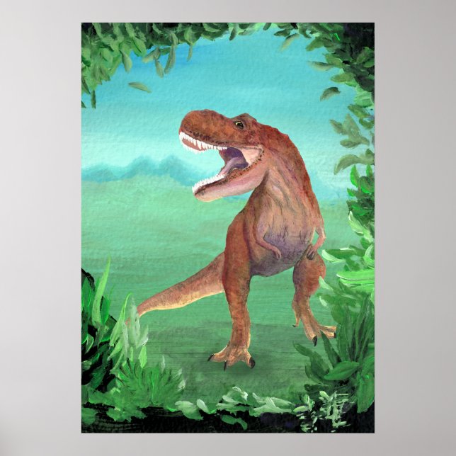 Affiche Tyrannosaurus Rex Dinosaur (Devant)