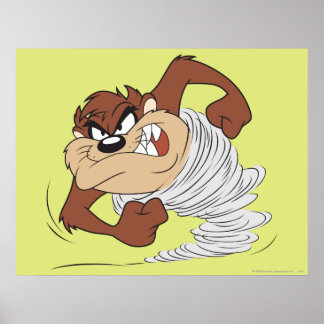 Affiche TZ™ filant rapidement
