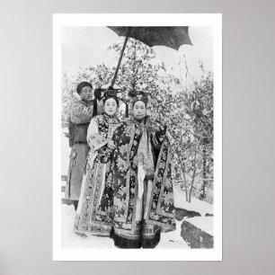 Affiche Tz'u sa (1835-1908) douairières d'impératrice de