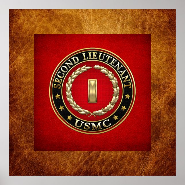 Affiche U.S. Marines: second lieutenant (USMC 2ndLt) [3D] (Devant)