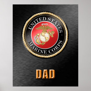 Affiche U.S. Papa de Marine Corps